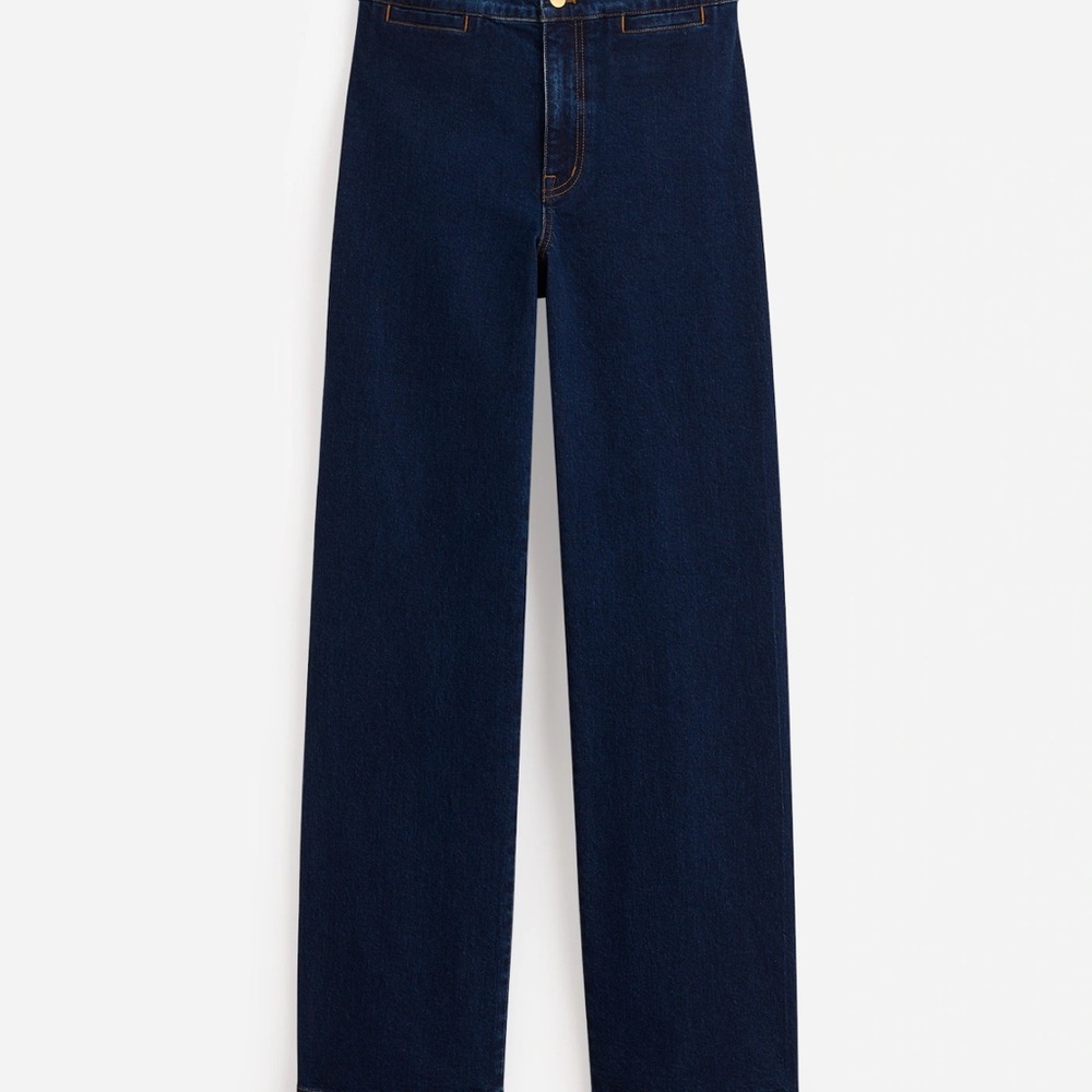 Madewell The Emmett Wide-Leg Jean: Welt Pocket Edition